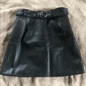Leather skirt